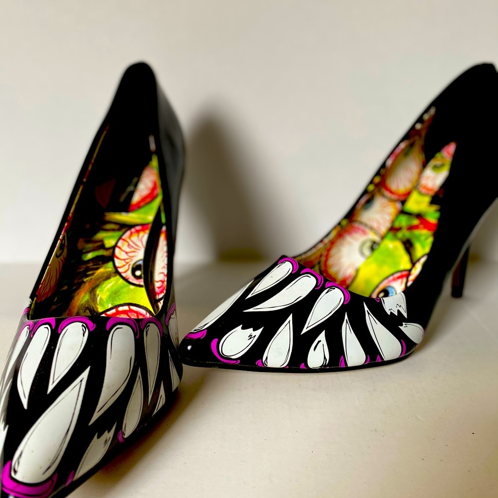 NWOT IRON FIST TIMMY CHEW HEELS fits like a sz 10